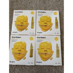 Dr.Jart+ Cryo Rubber Brightening Face Mask 4 Pack | Niacinamide Skincare Set